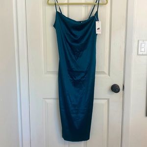 Spaghetti satin strap dress brand new